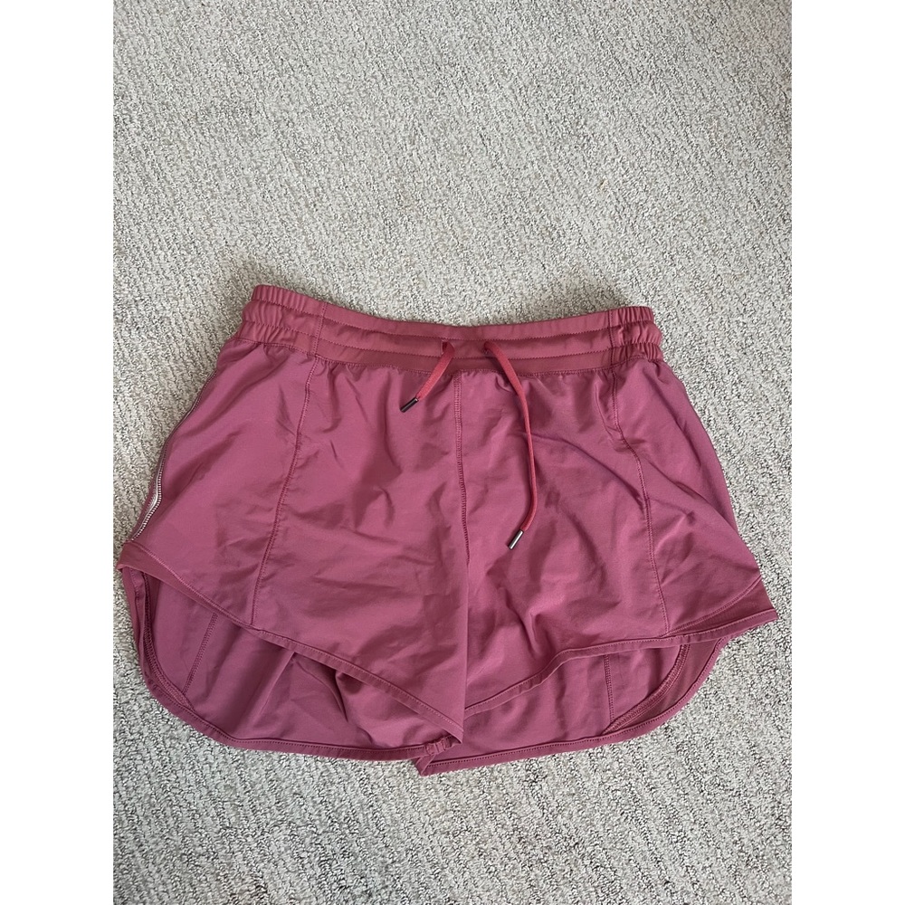 CRZ YOGA Womens Mid Waist Workout Running Shorts